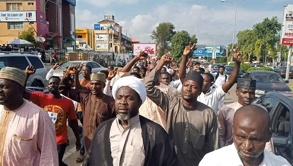  free zakzaky protest in abuja on wed 31st july 2019
